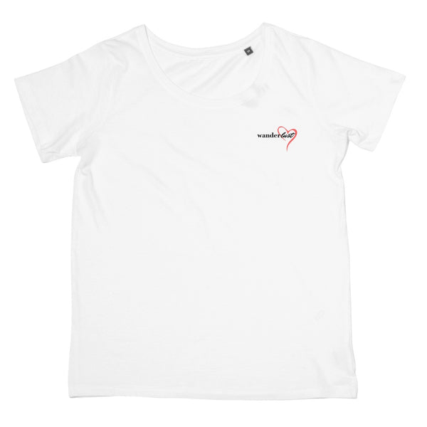 Travel Collection Apparel - Wanderlust Heart Print T-Shirt (Women's Fit)