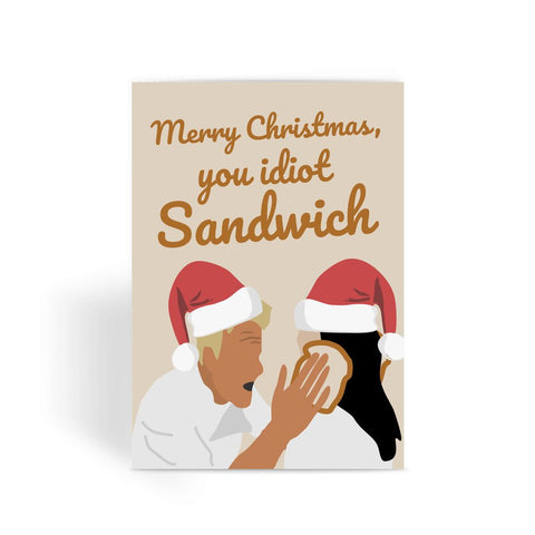 Gordon Ramsay Christmas Card - 'Merry Christmas You Idiot Sandwich'