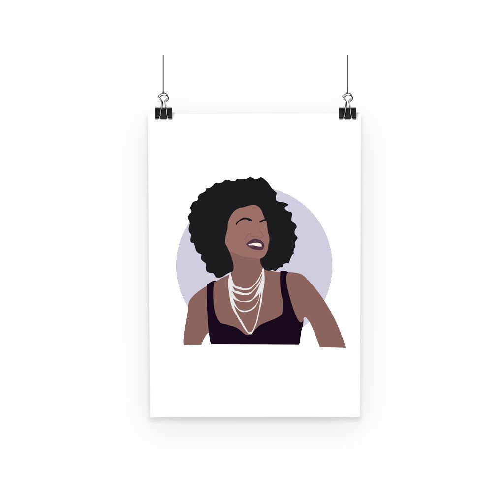 Hollywood Icon Poster - Viola Davis