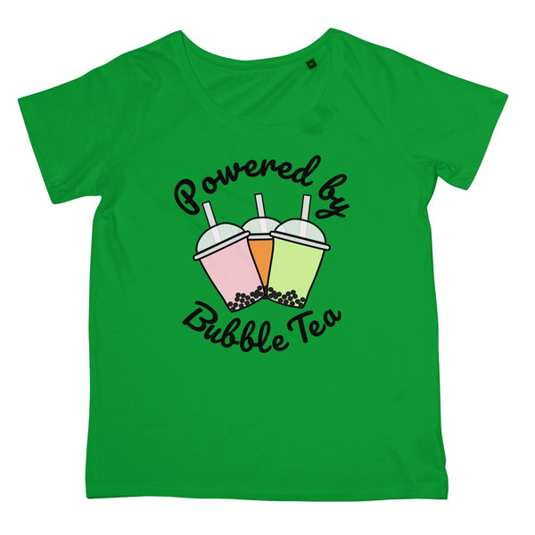 Powered By Bubble Tea T-Shirt (Foodie Collection, Women's Fit)