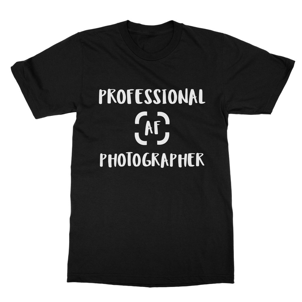 Professional AF Photographer T-Shirt (Travel Collection)