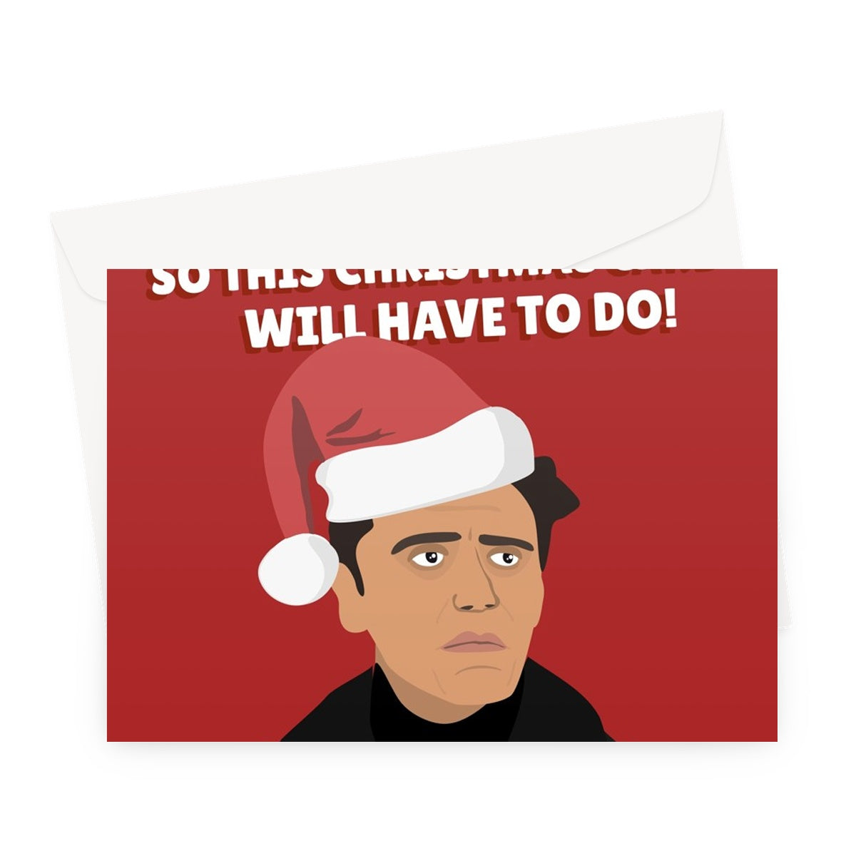 I couldn't get you Oscar Isaac so this Christmas card will have to do funny celebrity fancy love fan Greeting Card