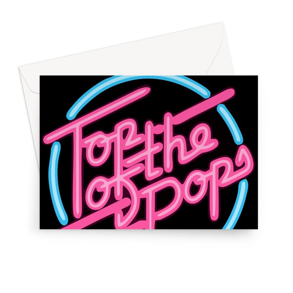 Top of the Pops Father's Day Birthday Dad Funny Meme Music 80s Retro Greeting Card