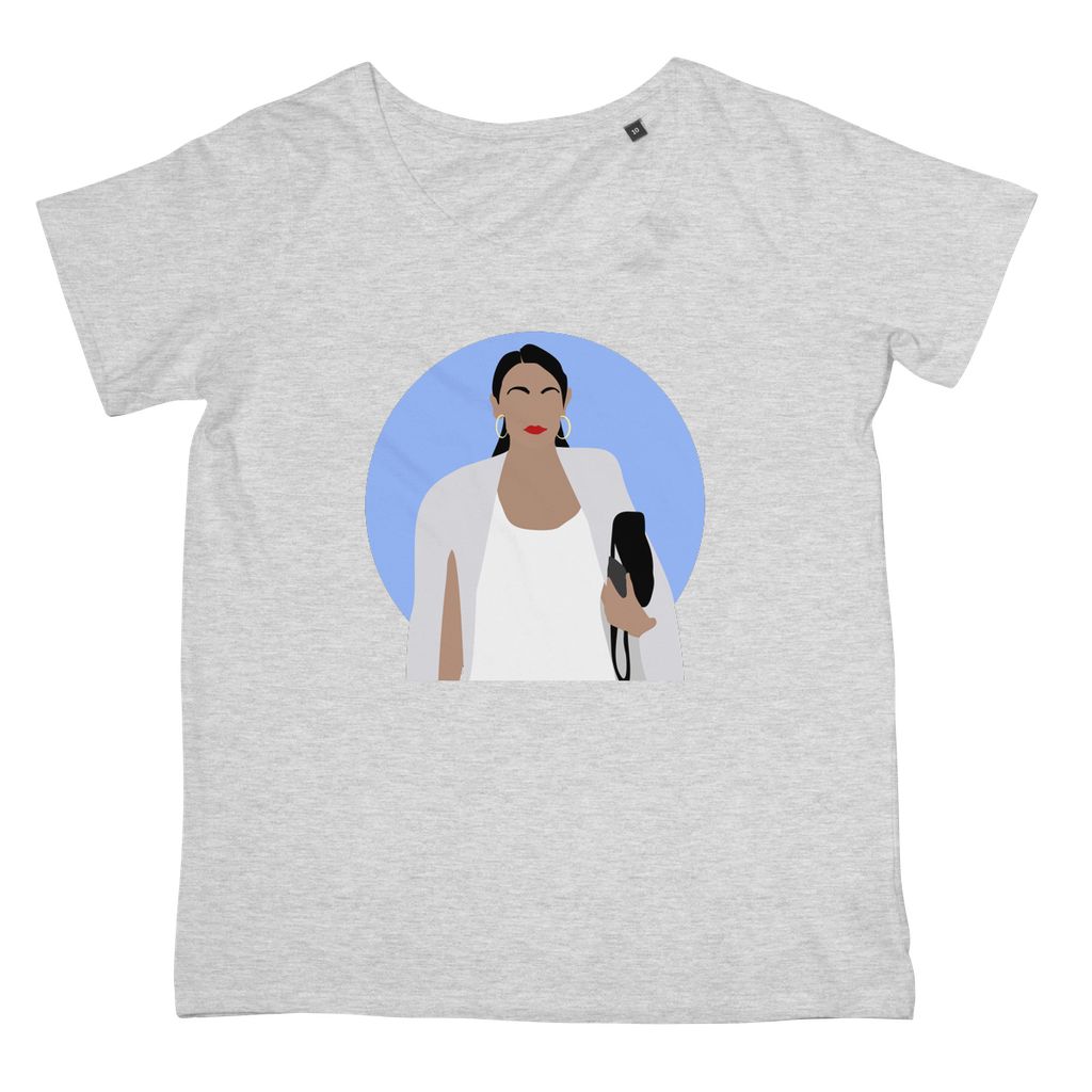 Cultural Icon Apparel - Alexandria Ocasio-Cortez (AOC) Women's Fit T-Shirt (Big Print)