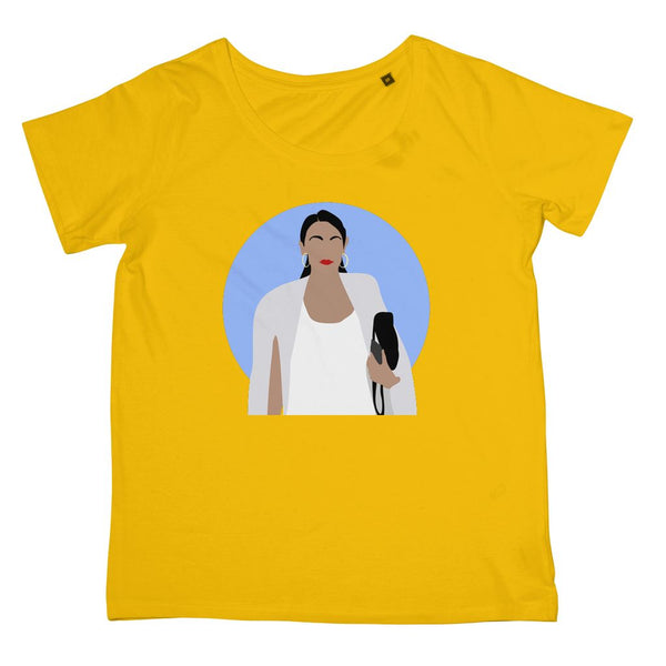 Cultural Icon Apparel - Alexandria Ocasio-Cortez (AOC) Women's Fit T-Shirt (Big Print)