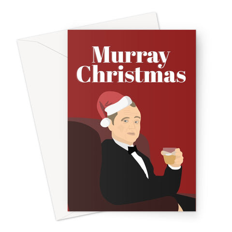 Murray Christmas NEW Detail Xmas Film Movie Fan Love Bill Murray Merry Punny Celebrity Icon Greeting Card