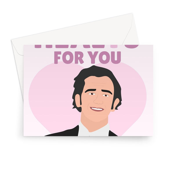 I'm Head Over Heals For You Valentine's Day Matty Healy Heels Love Couples Greeting Card