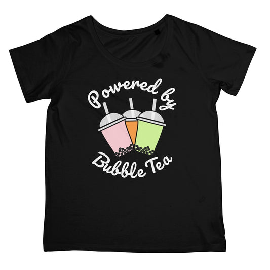 Powered By Bubble Tea T-Shirt (Foodie Collection, Women's Fit)