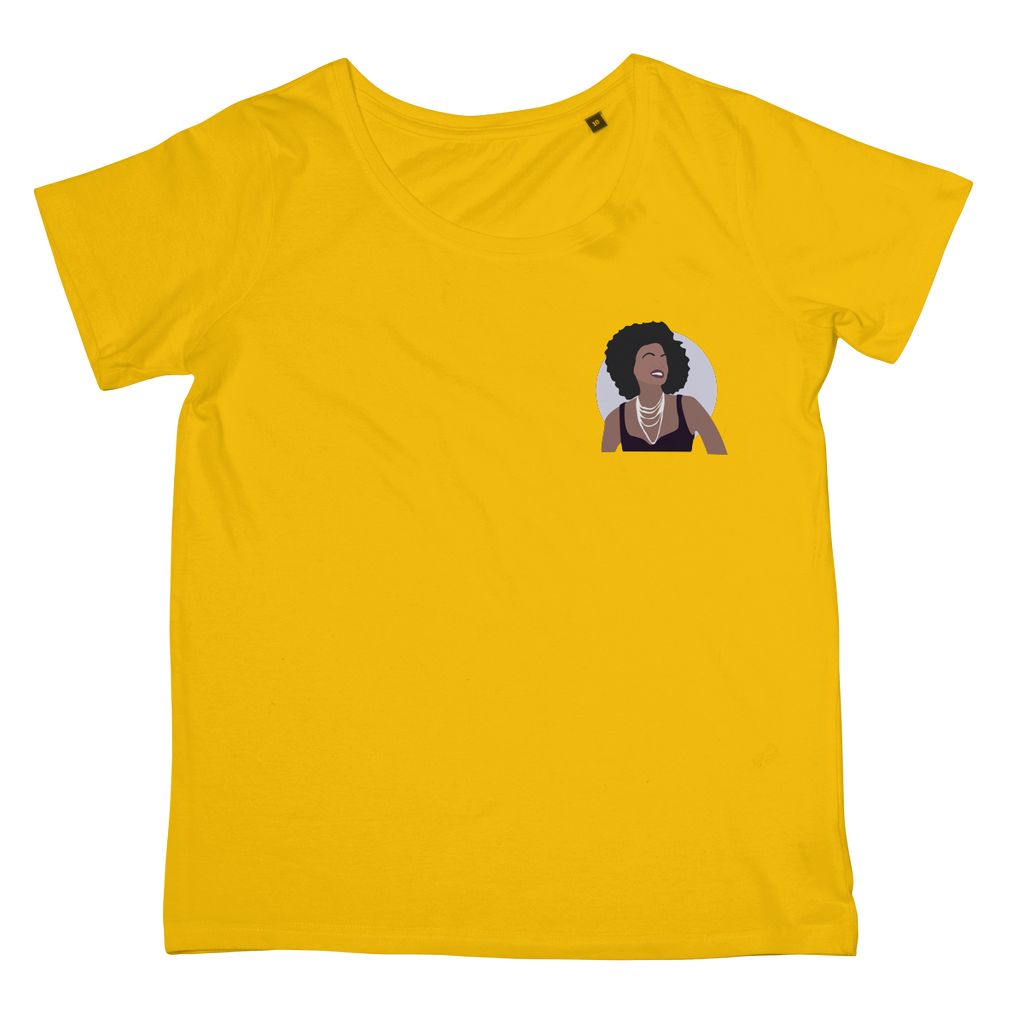 Viola Davis T-Shirt (Hollywood Icon Collection, Women's Fit, Left-Breast Print)