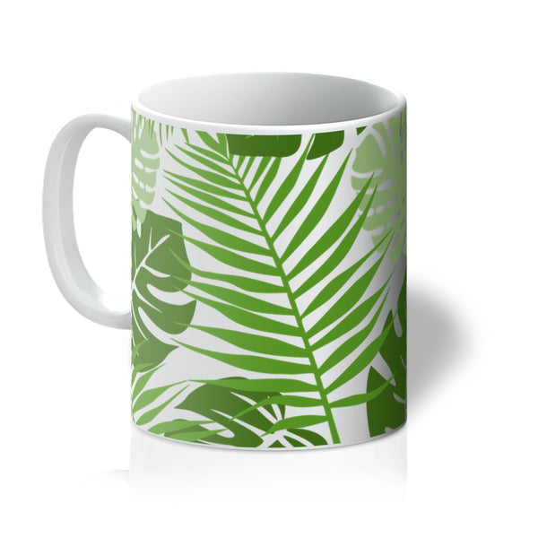 Palm Leaves - Nature Collection - Love Gift Fan Summer Vibes Tree Fresh Mug