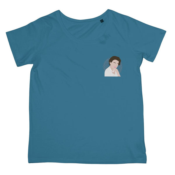 Rosalind Franklin T-Shirt (Cultural Icon Collection, Women's Fit, Left-Breast Print)