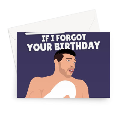 I Bet You'd Be FURYous If I Forgot Your Birthday Funny Tommy Fury Boxer Boxing Fan Jake Paul Pun Greeting Card