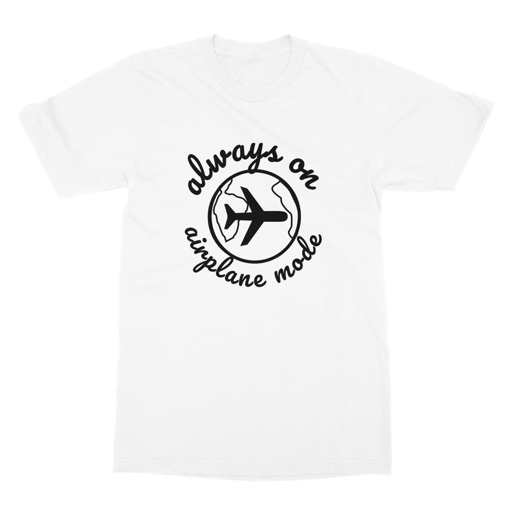 In-Flight Fashion - Always On Airplane Mode T-Shirt