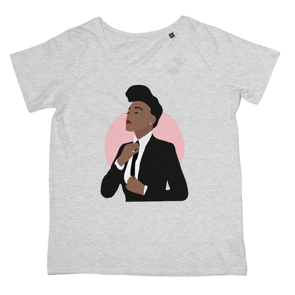 Musical Icon Apparel - Janelle Monae Women's Fit T-Shirt (Big Print)