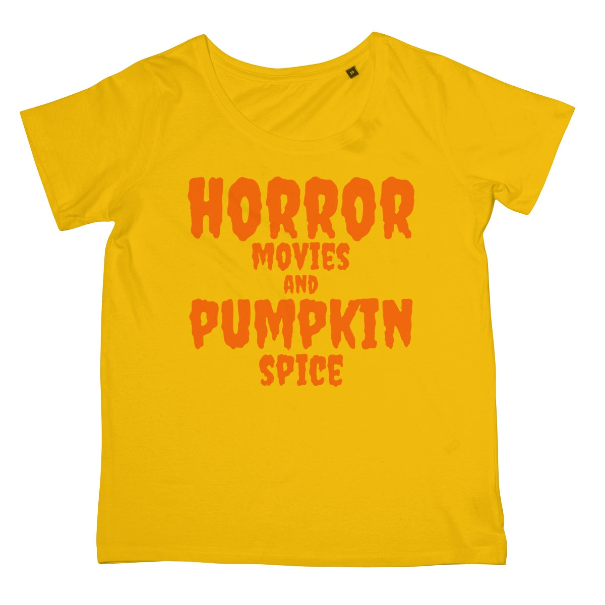 Halloween Apparel - Horror Movies and Pumpkin Spice  Women's Retail T-Shirt