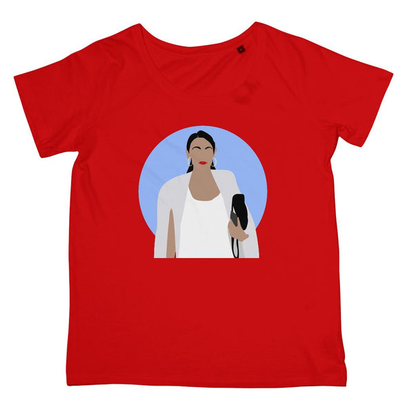 Cultural Icon Apparel - Alexandria Ocasio-Cortez (AOC) Women's Fit T-Shirt (Big Print)