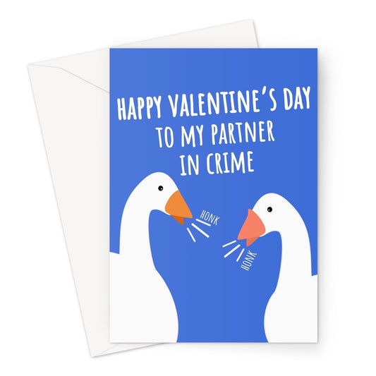 Valentine partner good SIMPLE CUSTOM Greeting Card