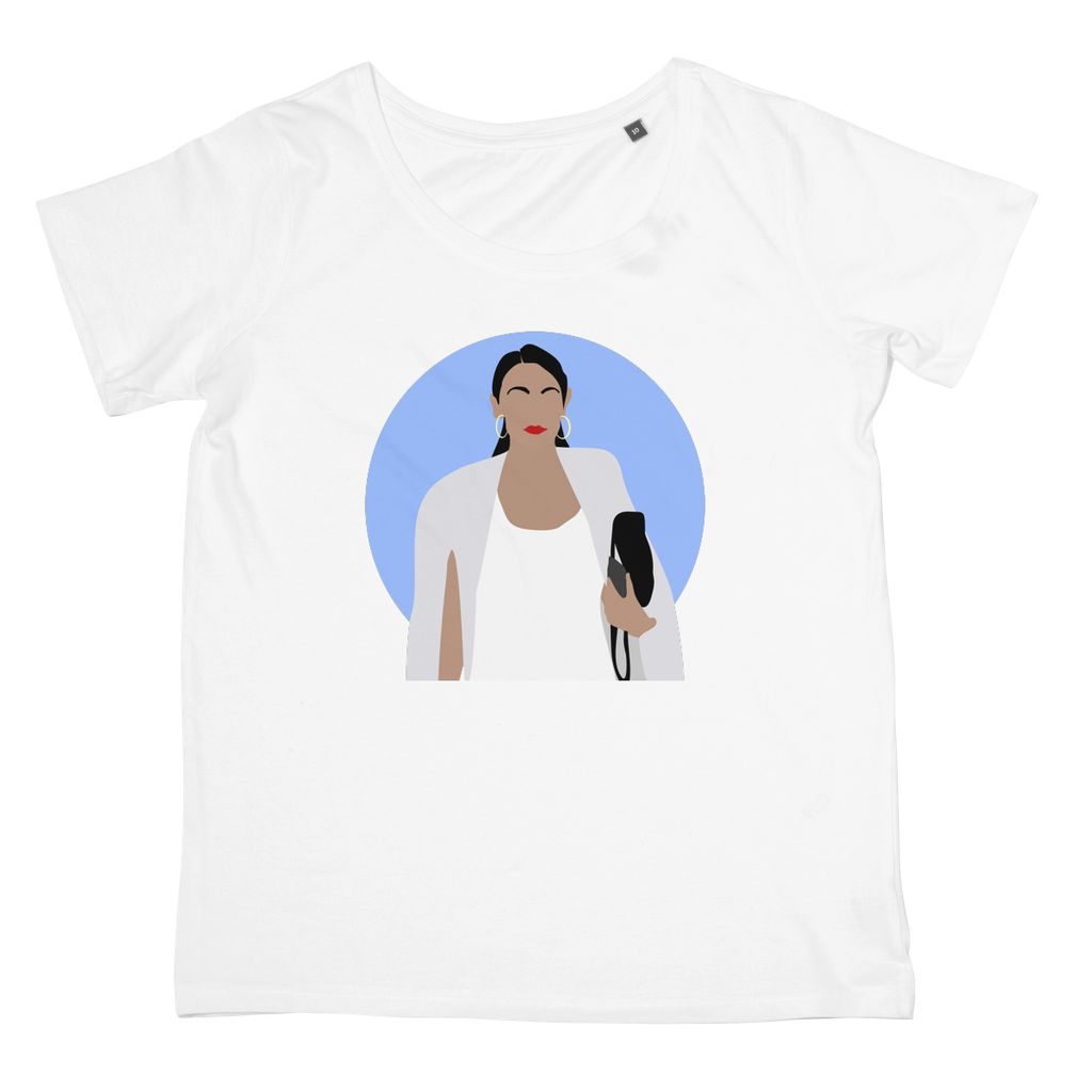 Cultural Icon Apparel - Alexandria Ocasio-Cortez (AOC) Women's Fit T-Shirt (Big Print)