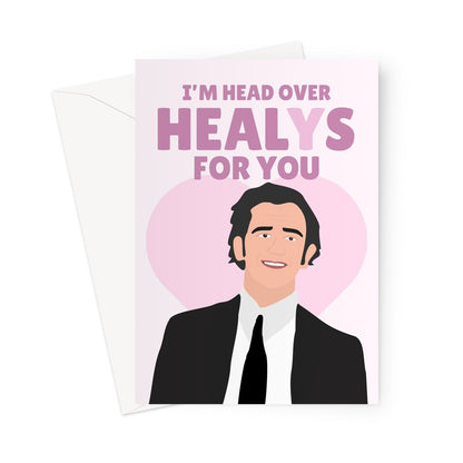 I'm Head Over Heals For You Valentine's Day Matty Healy Heels Love Couples Greeting Card