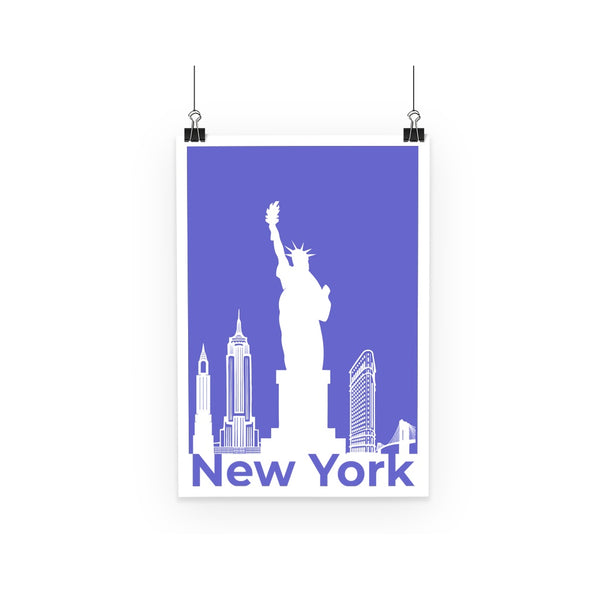 Travel Collection Homeware- New York City Minimal Print Poster