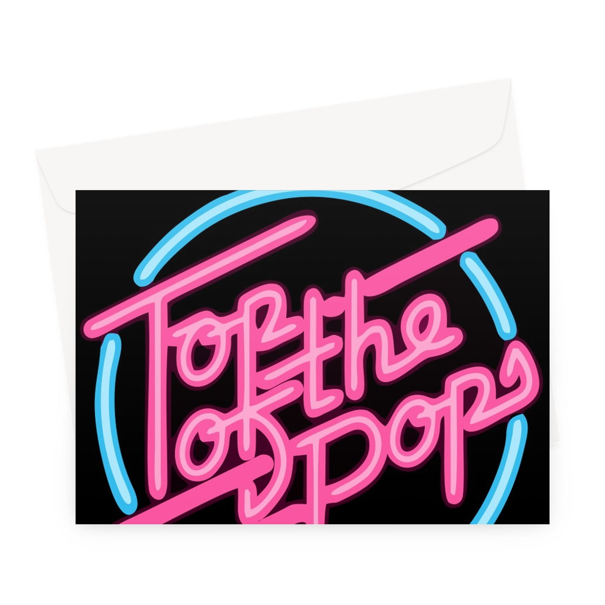 Top of the Pops Father's Day Birthday Dad Funny Meme Music 80s Retro Greeting Card