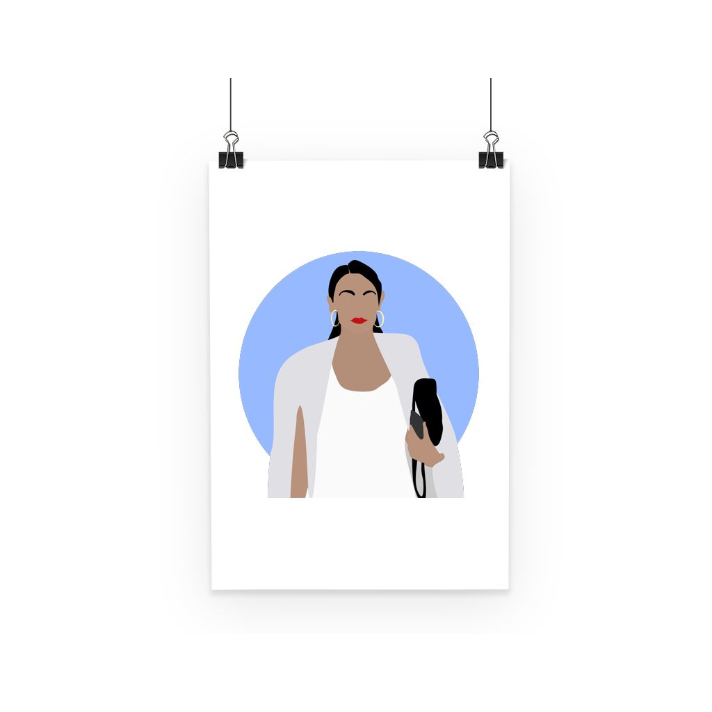 Cultural Icon Poster - Alexandria Ocasio-Cortez (AOC)