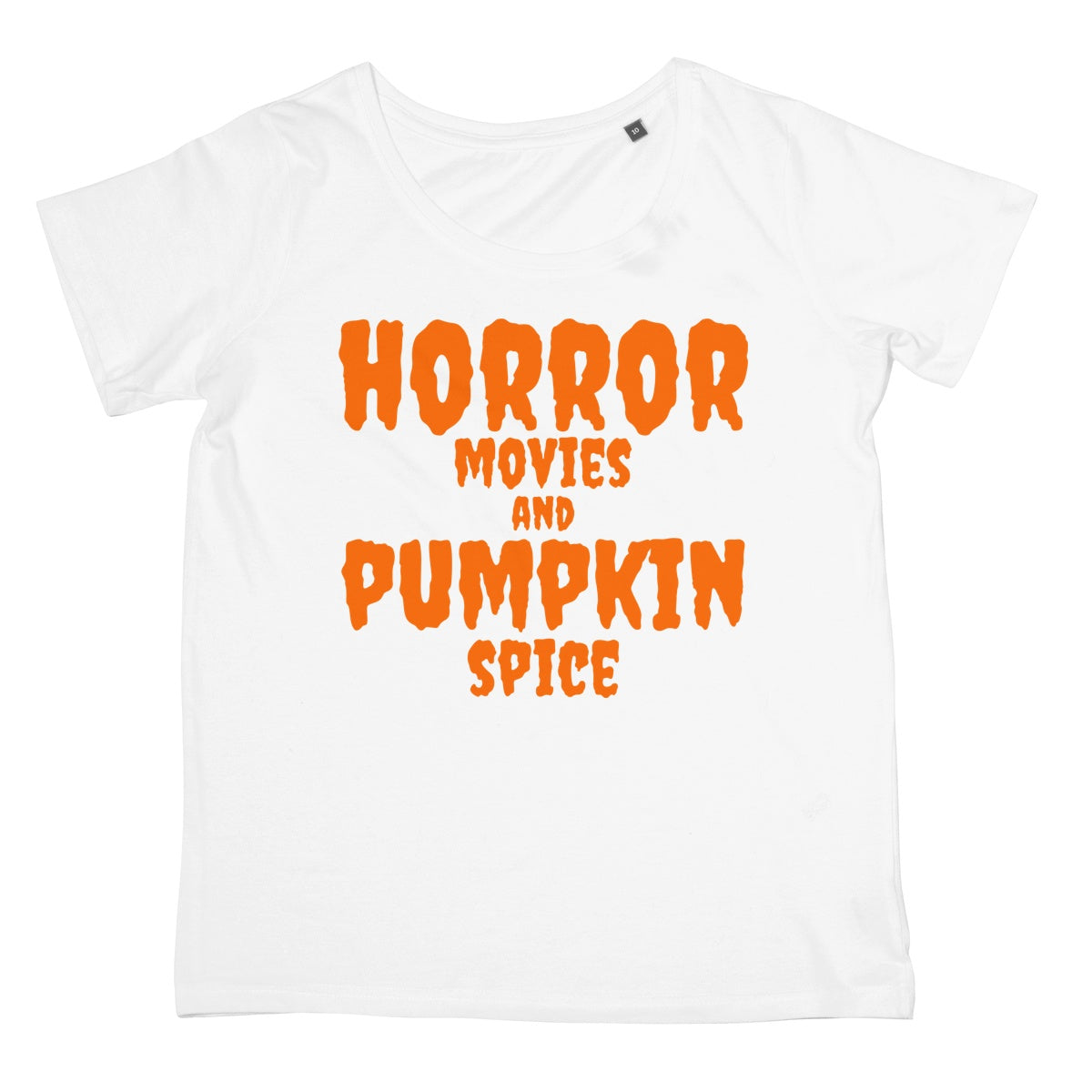 Halloween Apparel - Horror Movies and Pumpkin Spice  Women's Retail T-Shirt