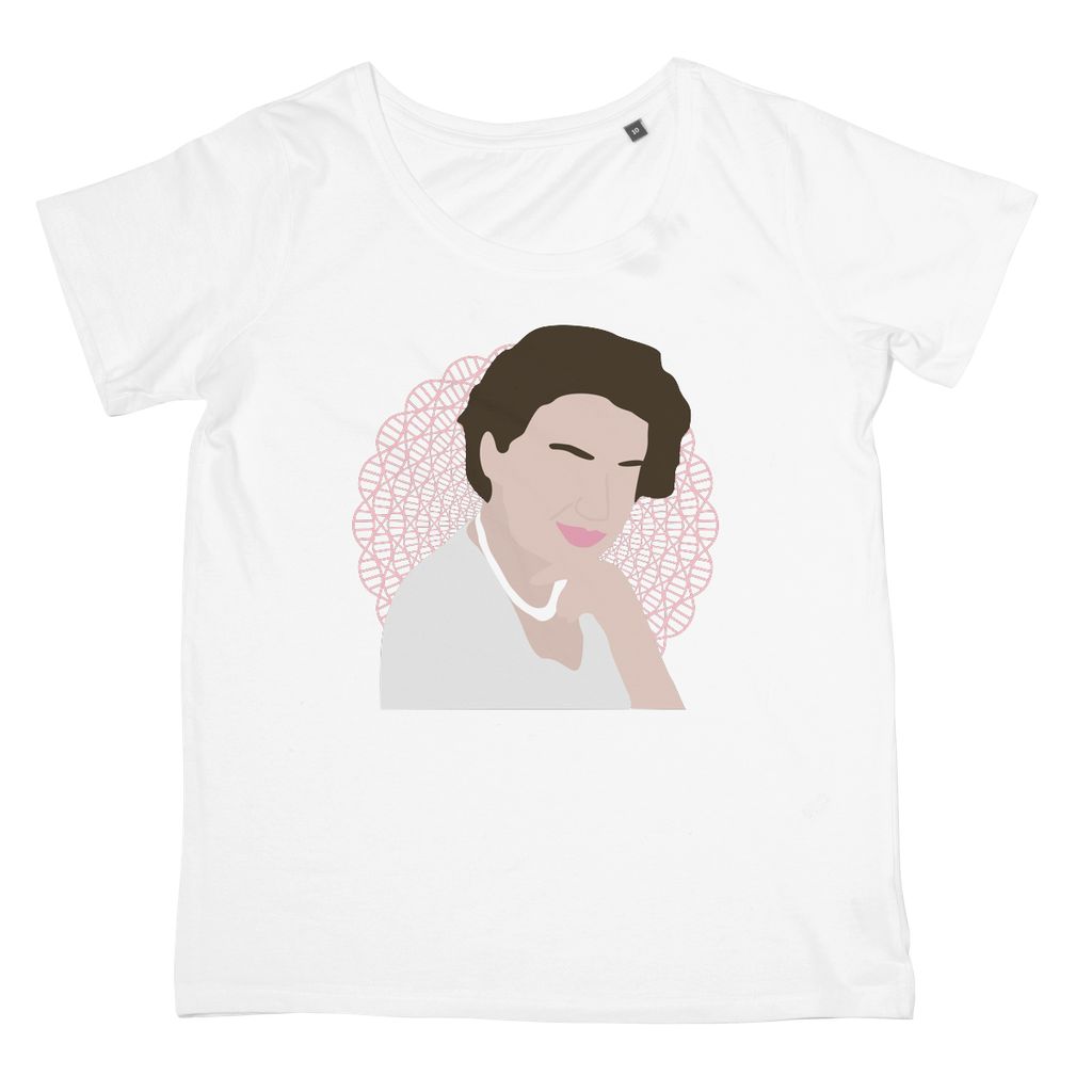 Rosalind Franklin T-Shirt (Cultural Icon Collection, Women's Fit, Big Print)