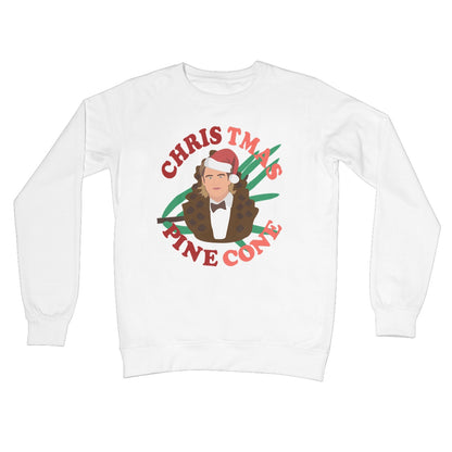 Christmas Pine Cone Chris Pine Funny Jumper Celebrity Crew Neck Sweatshirt