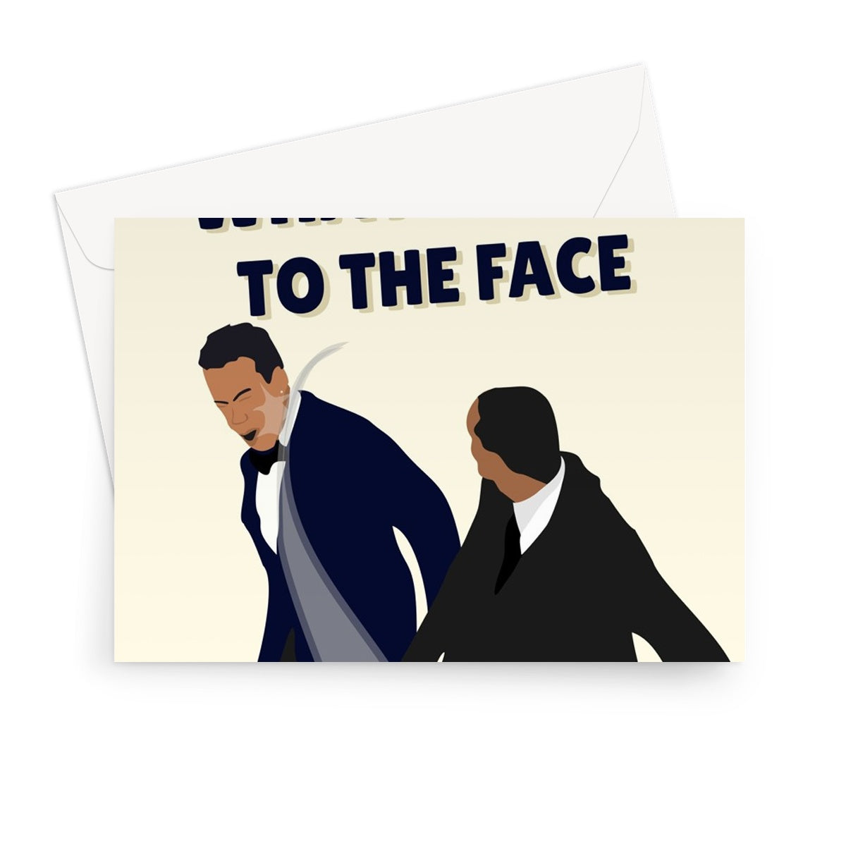 Another Year Older? What a Slap to the Face Birthday Will Smith Chris Rock Slap Oscars Funny Meme Greeting Card