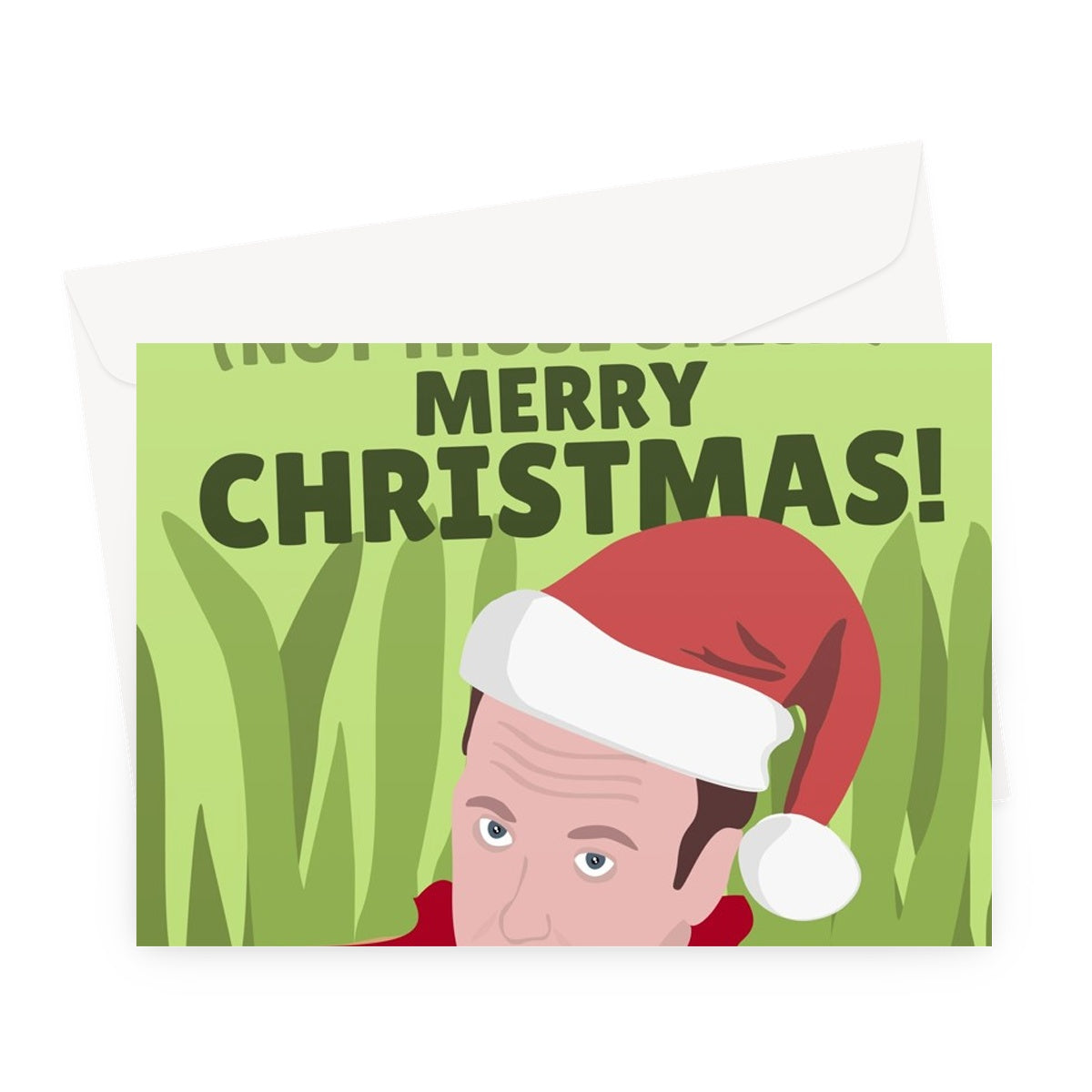 You're The Bollocks (Not Those Ones) Merry Christmas I'm a Celeb Matt Hancock Politics TV Greeting Card