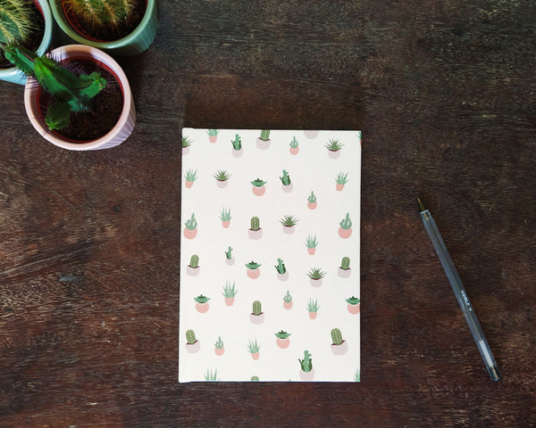 Succulents Hardcover Journals Notebook Blank / Ruled / Grid Cactus Plants  Cute Fan Love Birthday Anniversary Gift Garden Nature Succulent